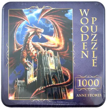 Puzzle-1000 "Ярость Дракона, Anne Stokes" (10010) обложка книги