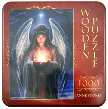 Puzzle-1000 "Ангел Рождества, Anne Stokes" (10020) обложка книги