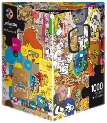 Puzzle-1000 "Каракули, Burgerman" (29490) обложка книги