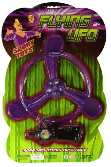 Летающий диск винтообразный с подсветкой и запускным устройством (895033) обложка книги