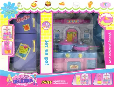 Игровой набор" Кухня (с холодильником)" (3273А) обложка книги