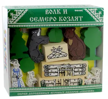 Конструктор "Волк и семеро козлят", 28 деталей (4534-5) обложка книги