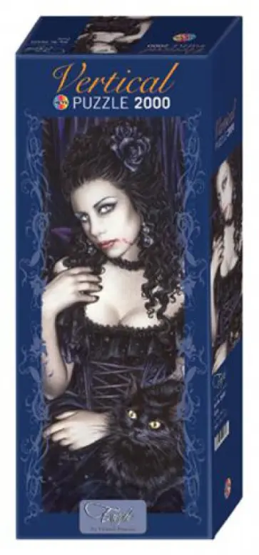 Puzzle-2000 "Кудри", вертикальный, Victoria Frances (29433) обложка книги