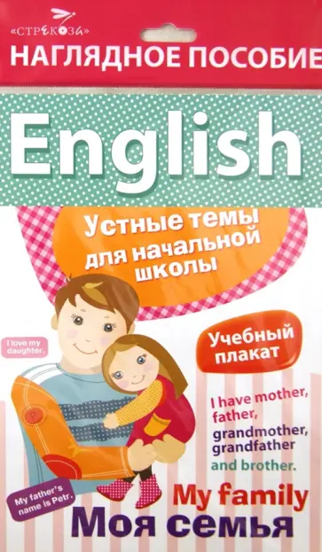 Куликова, Боровая - Наглядное пособие. English "Моя семья" Куликова, Боровая - Наглядное пособие. English "Моя семья" обложка книги