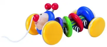 Каталка-Жук мягкая на веревке (СВ-1201) обложка книги