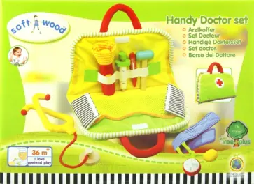 Набор доктора, 6 предметов, в мягком чемоданчике (СВ-3608) обложка книги