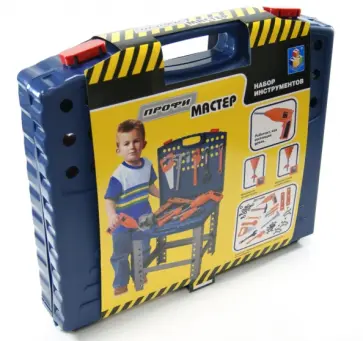 Набор инструментов "Мастер", 21 предмет, в пластиковом чемоданчике (Т51938) обложка книги