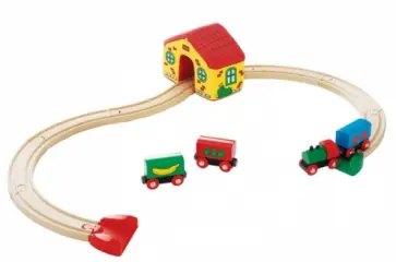 Моя первая железная дорога, 15 элементов (33700) обложка книги