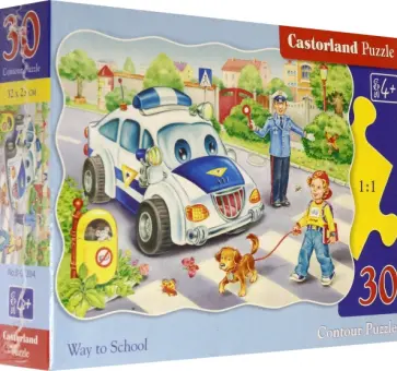 Puzzle-30 MIDI. Дорога в школу обложка книги