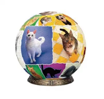 Шаровый пазл "Мир кошек" 8 см (А1357-03-1-1) обложка книги