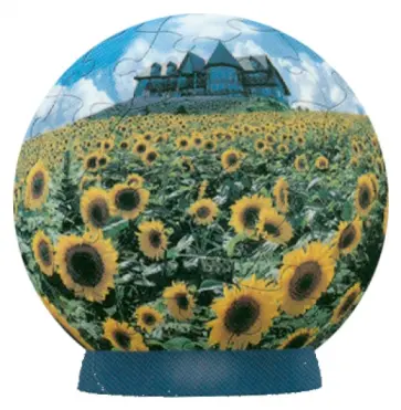 Шаровый пазл "Подсолнухи" 8 см (А1044-03-1-1) обложка книги