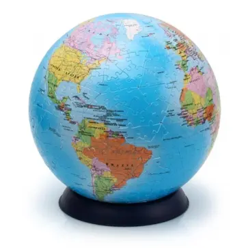 Шаровый пазл "Глобус" 8 см (А1022-03-1-1) обложка книги
