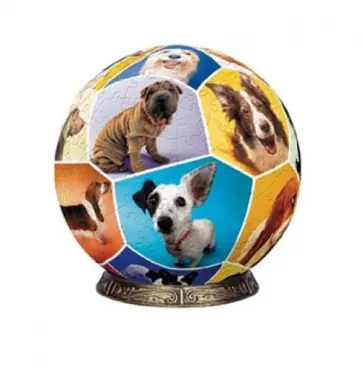 Шаровый пазл "Мир собак" 23 см (А1358-09-1-1) обложка книги