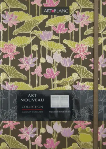 Тетрадь ART-BLANC "Art nouveau" клетка (120351SR) обложка книги