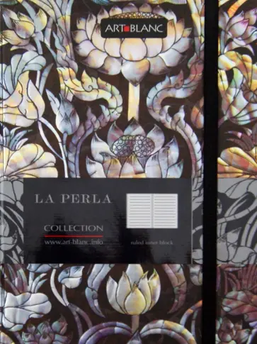 Тетрадь ART-BLANC "La perla" линейка (121161RR) обложка книги