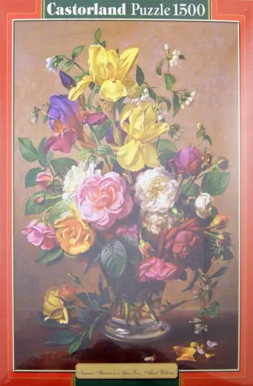 Puzzle 1500 элементов, "Летние цветы" (C-151028) обложка книги