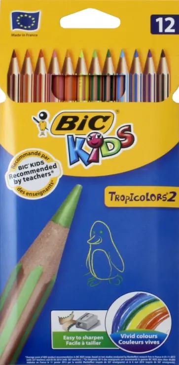 Карандаши цветные пластиковые "Тропикулер-2" (12 цветов) (832566) обложка книги