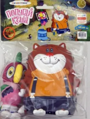 Попугай Кеша. "Кеша и Кот" 9 см (GT5979) обложка книги