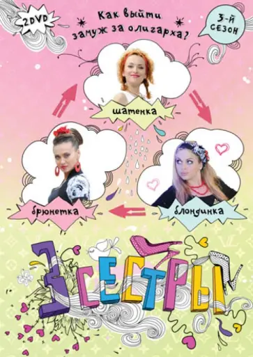 Кирилл Бин - Три сестры. Сезон 3 (2DVD) обложка книги