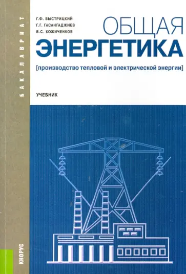 Быстрицкий, Гасангаджиев - Общая энергетика (Производство тепловой и электрической энергии): учебник обложка книги