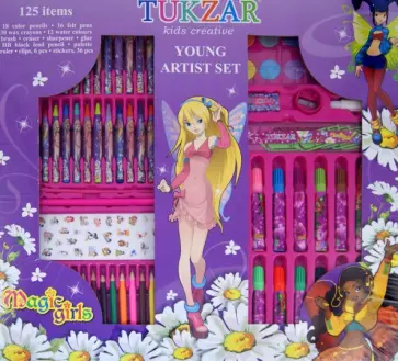 Набор для детского творчества "Girls" 125 предметов (TZ 7869) обложка книги