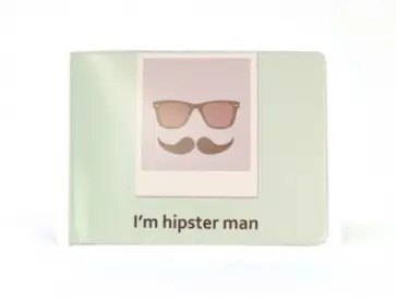 Обложка для студенческого билета. I'm hipster man (Std 8.12) обложка книги