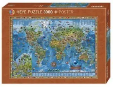 Puzzle-3000 "Карта" + постер (29386) обложка книги