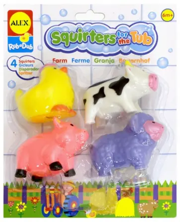 Игрушки для ванной "Ферма" 4 шт. в сумке (700FN) обложка книги