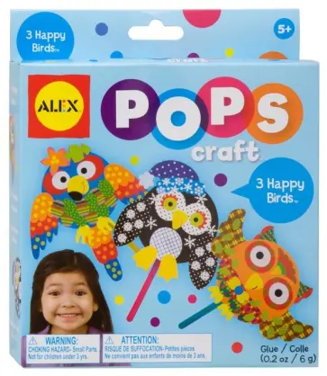 Набор для творчества POPS CRAFT "3 веселые птички" (1196) обложка книги