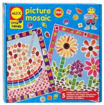 Мозаика-стикеры "Из фотографий" (5 картинок) (1406) обложка книги