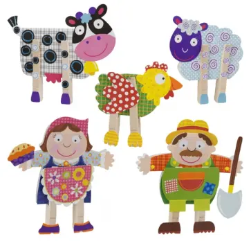 Набор "Сделай ферму из прищепок" (1511) обложка книги