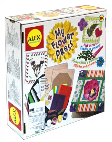 Пресс для гербария + Набор для оформления подарков/открыток (109W) обложка книги