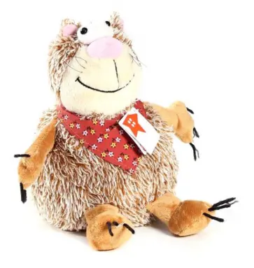 Мягкая игрушка. Маленький рыжий кот в бандане. 19 см (41010) обложка книги