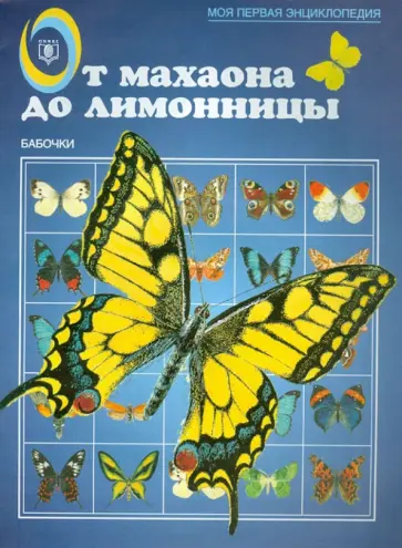 От махаона до лимонницы. Бабочки обложка книги