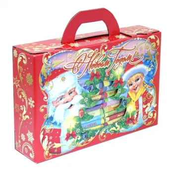 Книжки-игрушки. Портфель "С Новым годом!" (красный) обложка книги