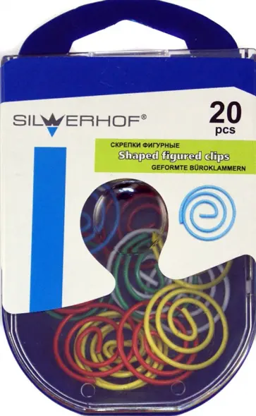 Скрепки фигурные "Интернет" 20 штук (493009) Скрепки фигурные "Интернет" 20 штук (493009) обложка книги