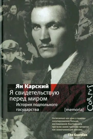Ян Карский - Я свидетельствую перед миром. История подпольного государства Ян Карский - Я свидетельствую перед миром. История подпольного государства обложка книги