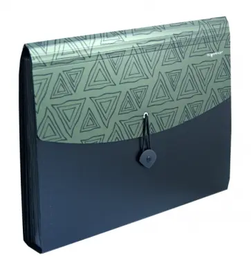 Папка-портфель на резинке DELTA. Цвет: оливковый (255022-22) обложка книги