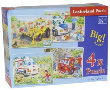 Puzzle-8*12*15*20 "Транспорт" (B-04201) обложка книги