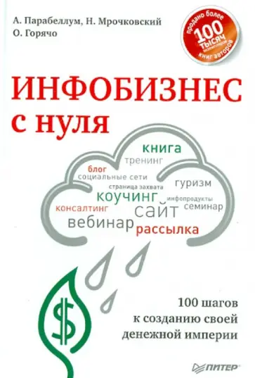 Парабеллум, Горячо - Инфобизнес с нуля. 100 шагов к созданию своей денежной империи обложка книги