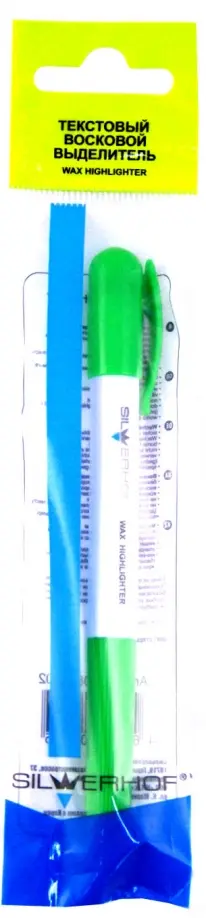 Текстовый восковой выделитель зеленый (108016-02) обложка книги