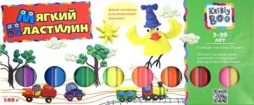 Мягкий пластилин, 24 цвета, 500 г. (46650) обложка книги