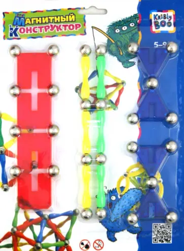 Магнитный конструктор "Фигуры 1", 42 элемента (1194) обложка книги