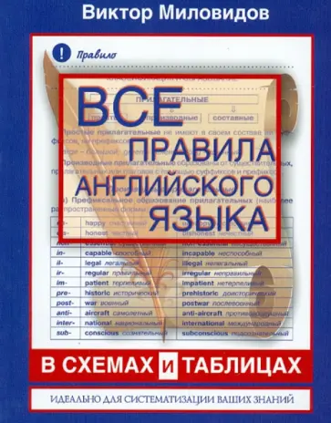 Виктор Миловидов - Все правила английского языка в схемах и таблицах обложка книги