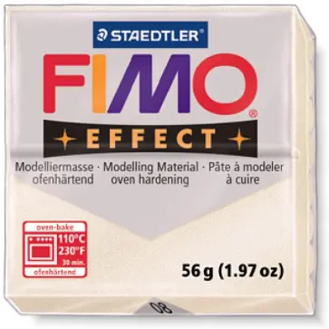 FIMO Effect полимерная глина, 56 гр., цвет перламутр металлик (8020-08) обложка книги
