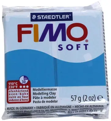 FIMO Soft полимерная глина, 57 гр., цвет мята (8020-39) обложка книги