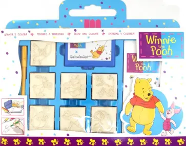 Набор штампов в портфельчике "Винни Пух" (7770) обложка книги