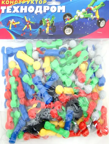 Развивающая игра-конструктор "Технодром" (6017) обложка книги