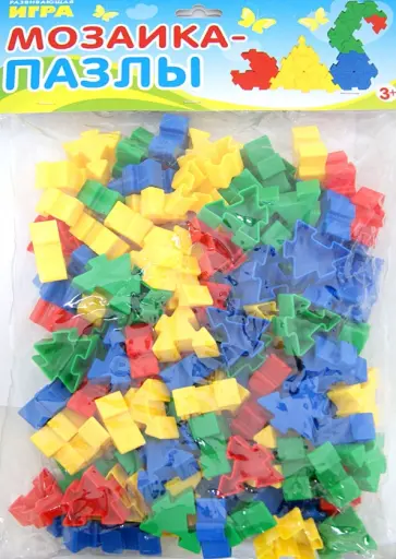 Развивающая игра "Мозаика-пазлы" (6131) обложка книги