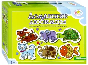 Напольный пазл "Домашние любимцы" (70109) обложка книги